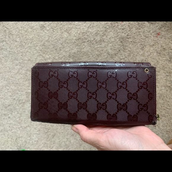 Authentic Gucci wallet (added non Gucci chain) - Picture 2 of 8